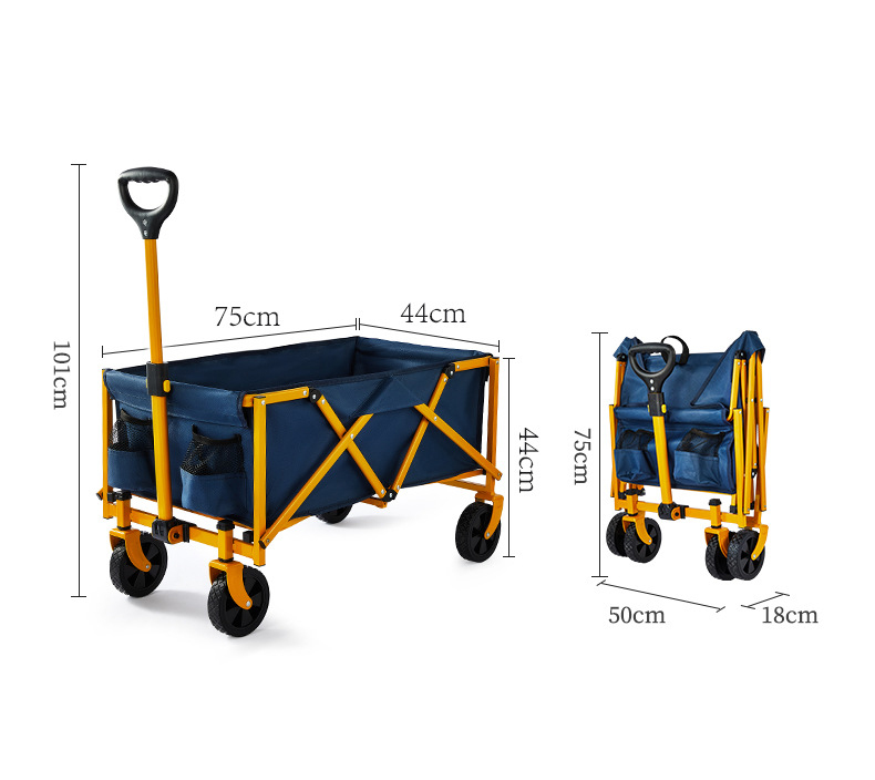 รถเข็นพับได้แบบพกพา ความจุขนาด - Outdoor Camping Set บทวิจารณ์และราคา