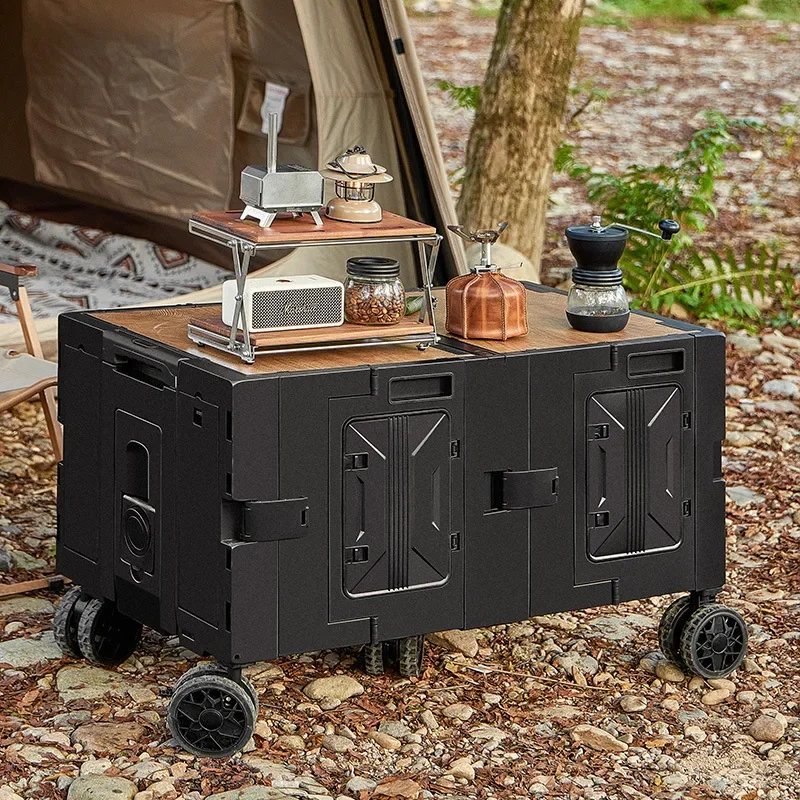 รถเข็นแคมป์ปิ้งอเนกประสงค์สำหร - Outdoor Camping Table Foldable บทวิจารณ์และราคา