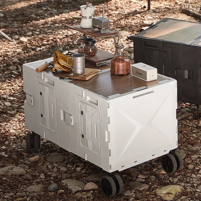 รถเข็นแคมป์ปิ้งอเนกประสงค์สำหร - Outdoor Camping Table Foldable บทวิจารณ์และราคา