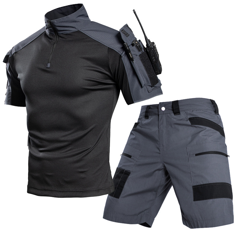 ชุดเสื้อยืดและกางเกงขาสั้นผู้ช - Outdoor Camping Set บทวิจารณ์และราคา