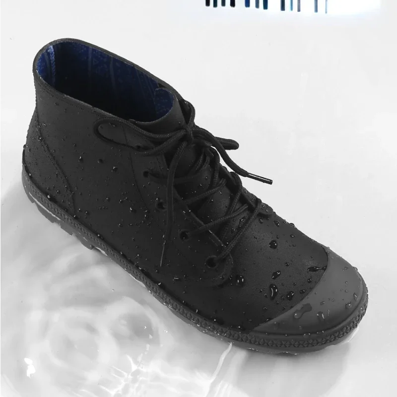 รองเท้าบูทหน้าฝนคอตตอนหุ้มข้อผ - Outdoor Camping Winter บทวิจารณ์และราคา