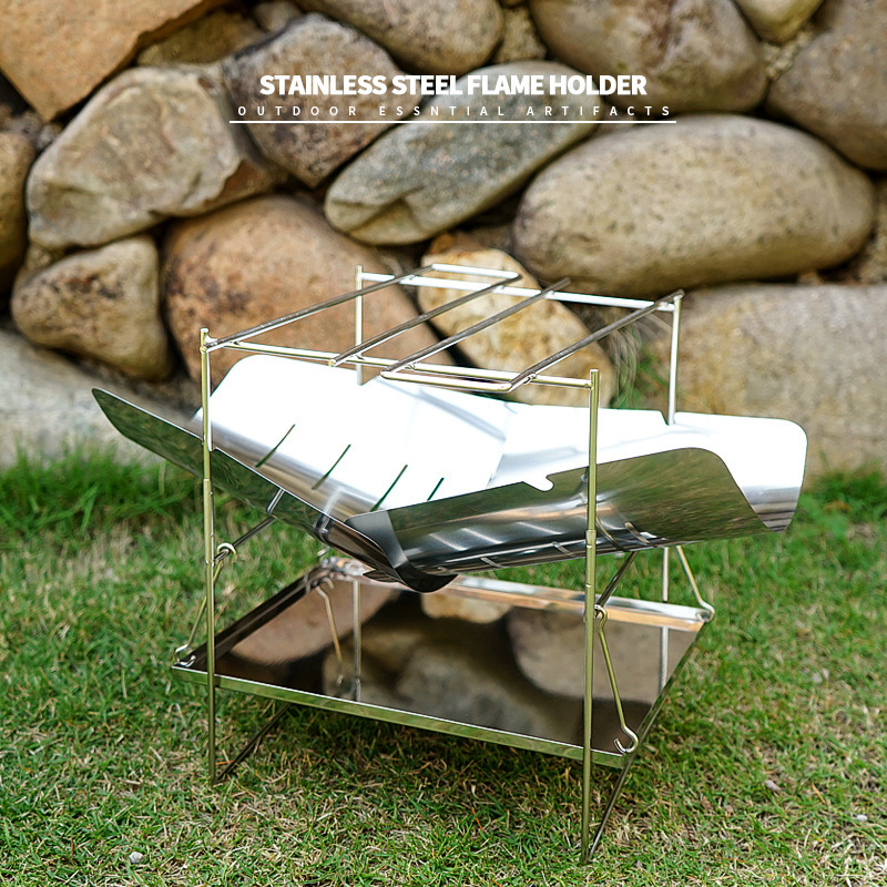 การเผาไหม้ไม้เตาแคมปิ้งแบบพกพา - Outdoor Camping Wood Stove บทวิจารณ์และราคา